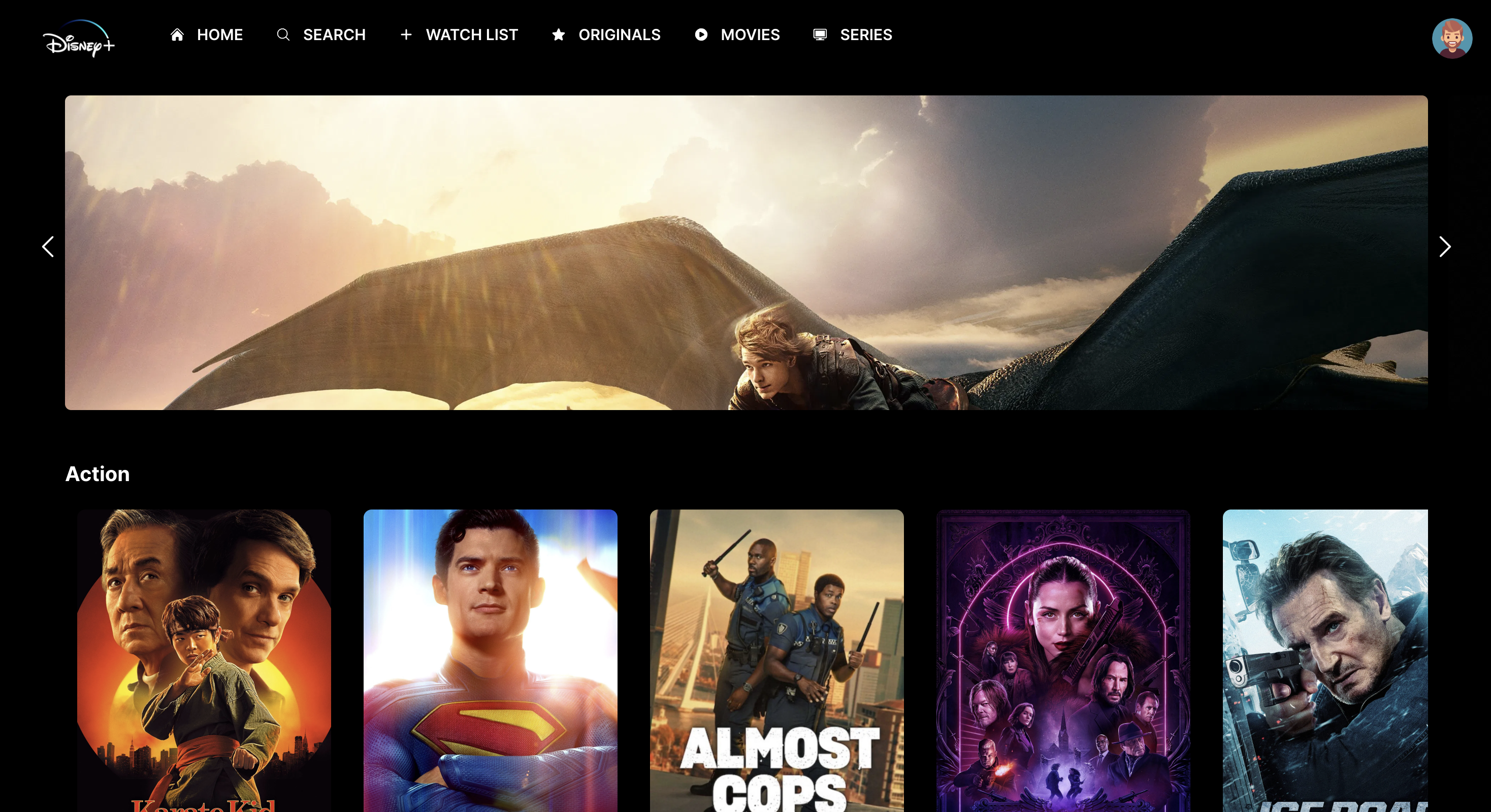 Disney Plus Clone screenshot 1